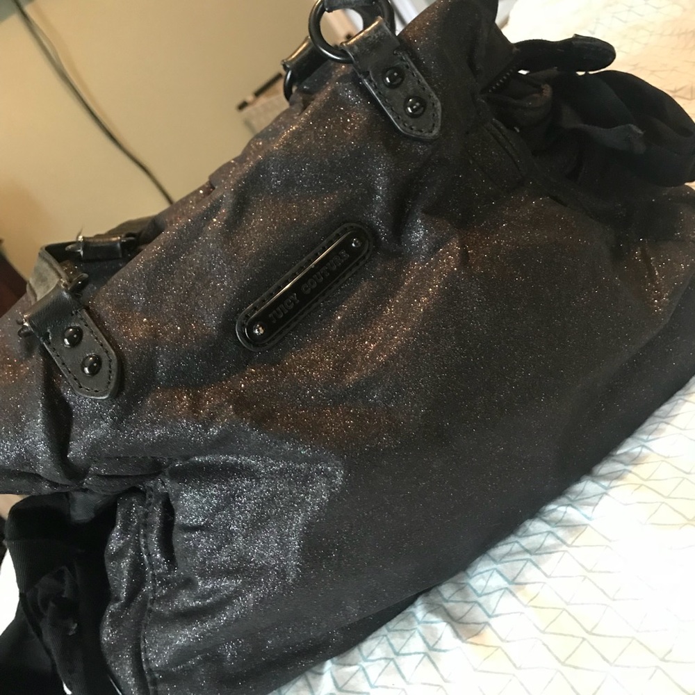 Juicy couture glitter daydreamer bag purse tote